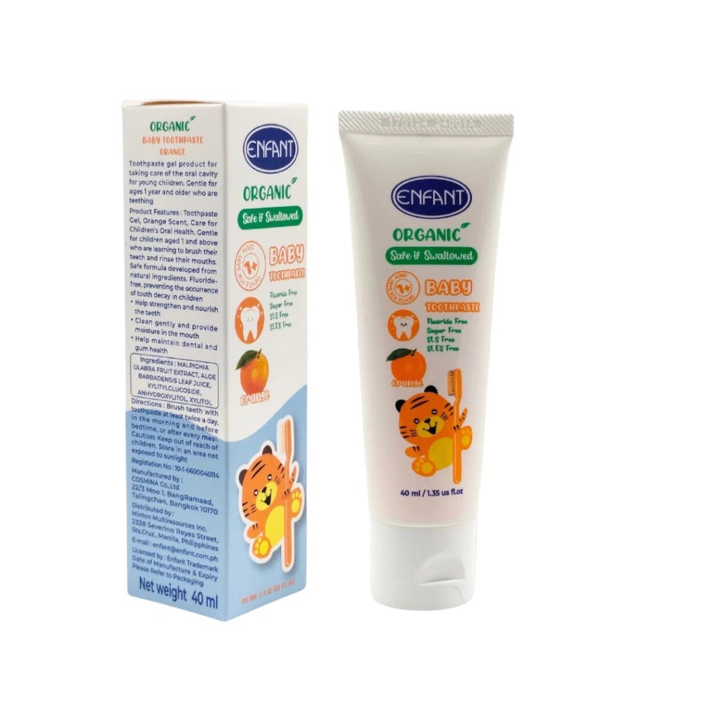 Enfant Organic Toothpaste - ORANGE