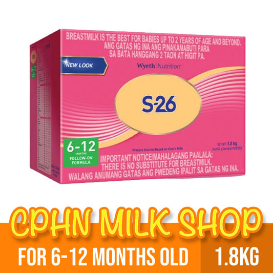 S-26 TWO 1.8kg for 6-12 Months Old Infant Formula