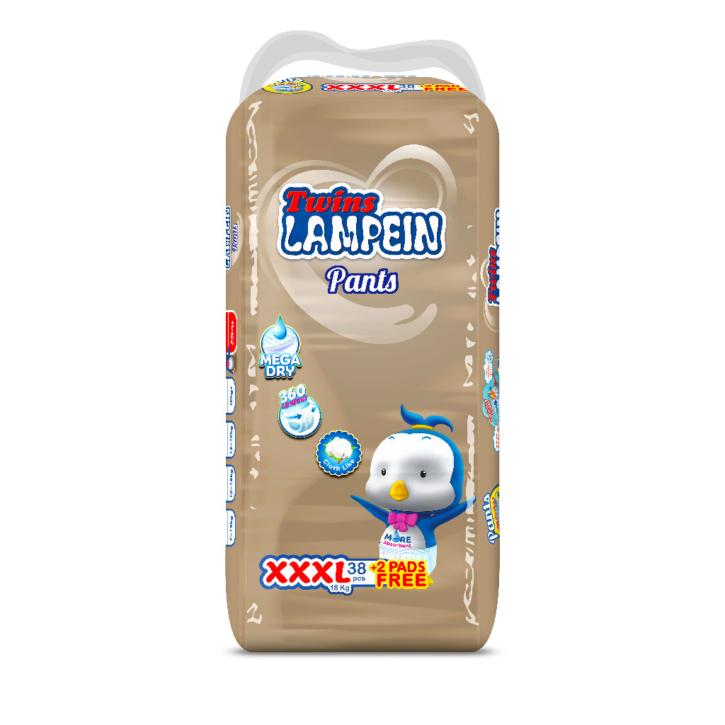 Twins Lampein Pants Baby Diapers XXXL 38