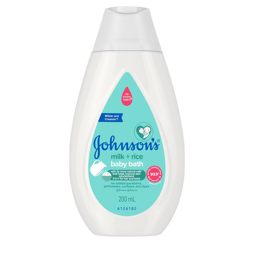 Johnson's Milk+Rice Baby Bath 200ml