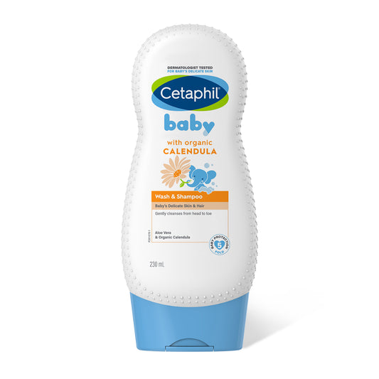 Cetaphil Baby Wash & Shampoo with Organic Calendula 230ml