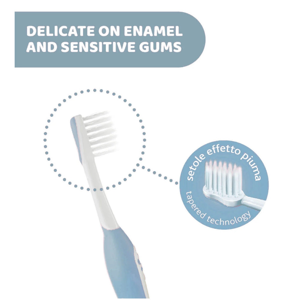 Chicco Baby Moments Toothbrush - Light Blue