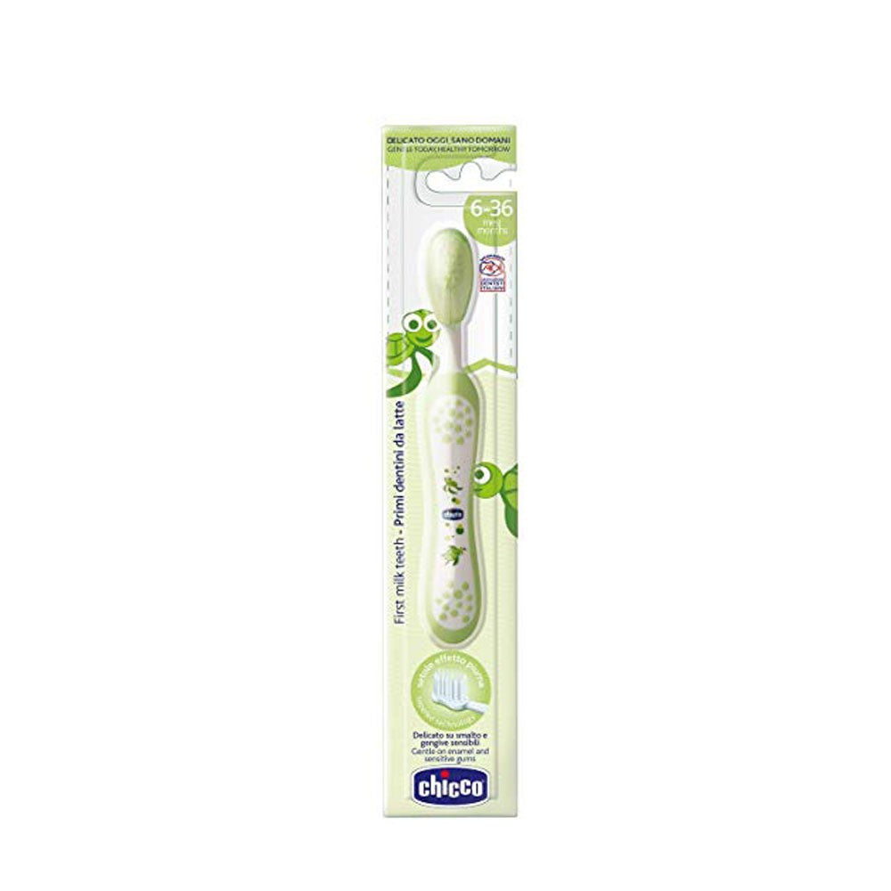 Chicco Baby Moments Toothbrush - GREEN