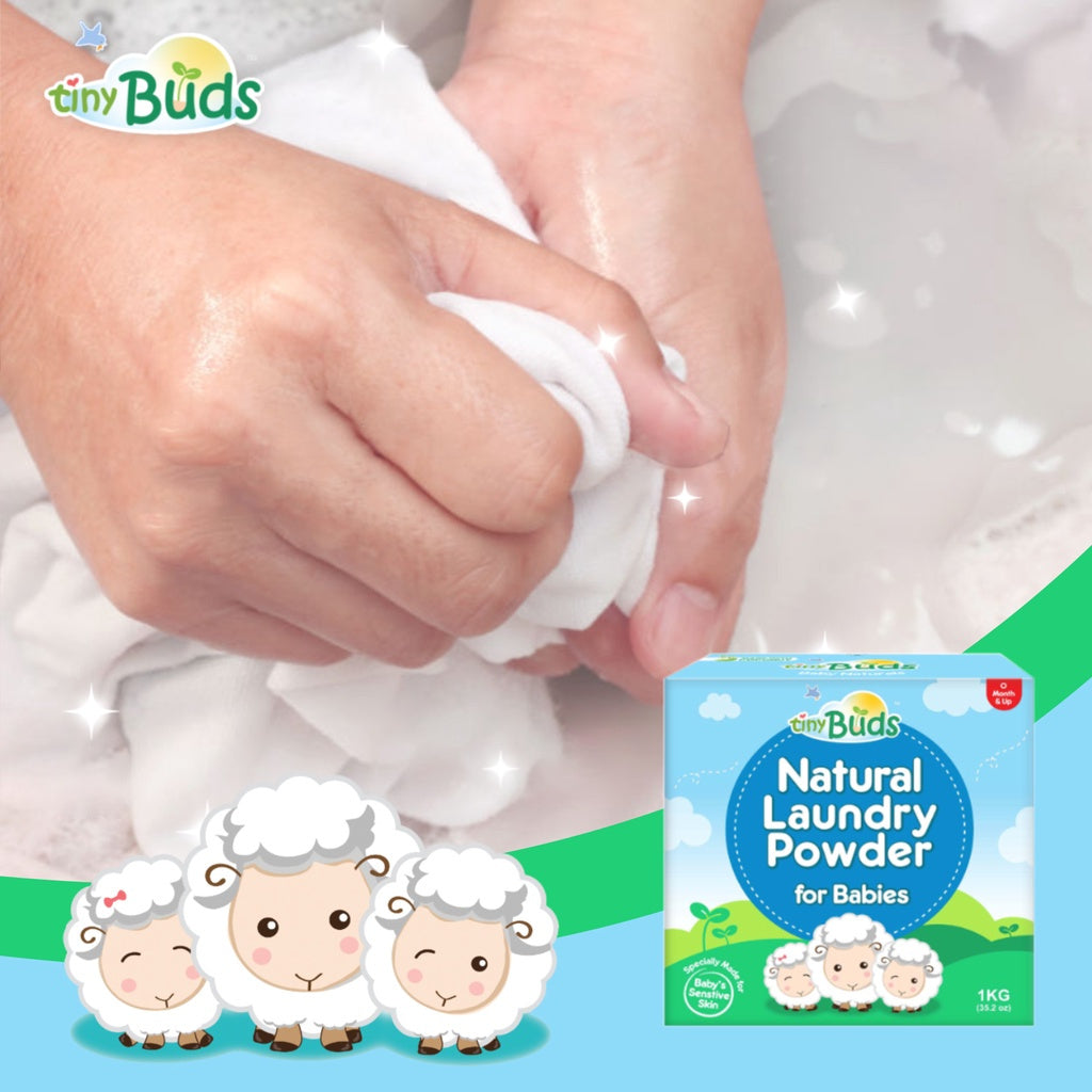 Tiny Buds Natural Laundry Powder for Babies (1KG)