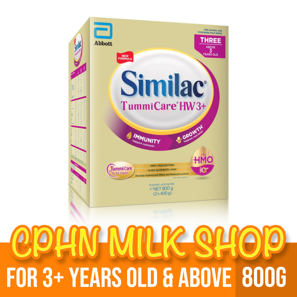 Similac TummiCare HW 3+ 1.6kg | 800g For Kids Above 3 Years Old