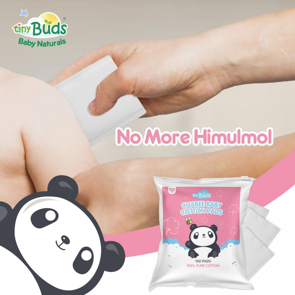 Tiny Buds Chabee Baby Cotton Pads (100 Pads)