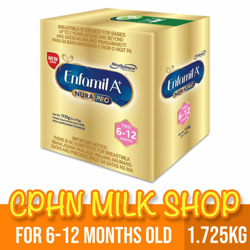 Enfamil A+ Two NuraPro 1.725kg for 6-12 Months Old Infant Formula