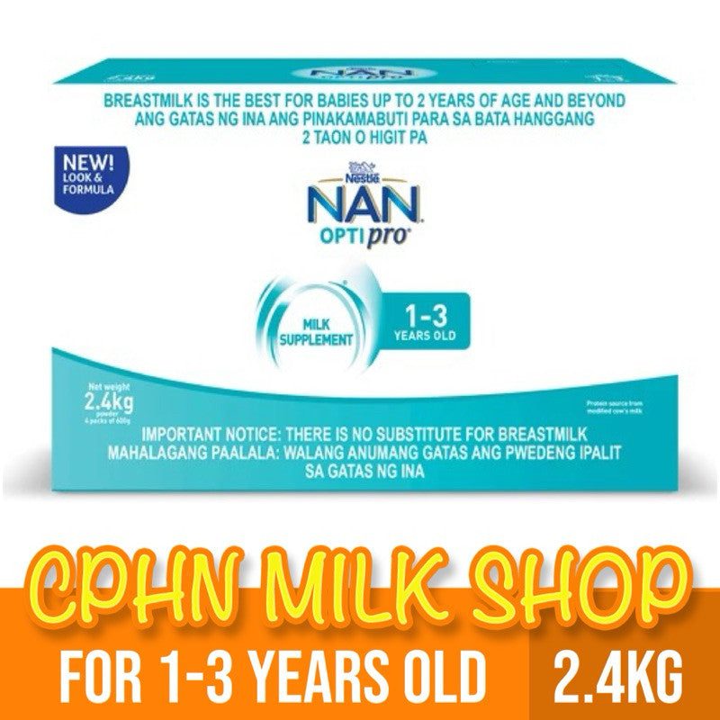 NAN OptiPro Three 2.4kg for 1-3 Years Old Milk Supplement