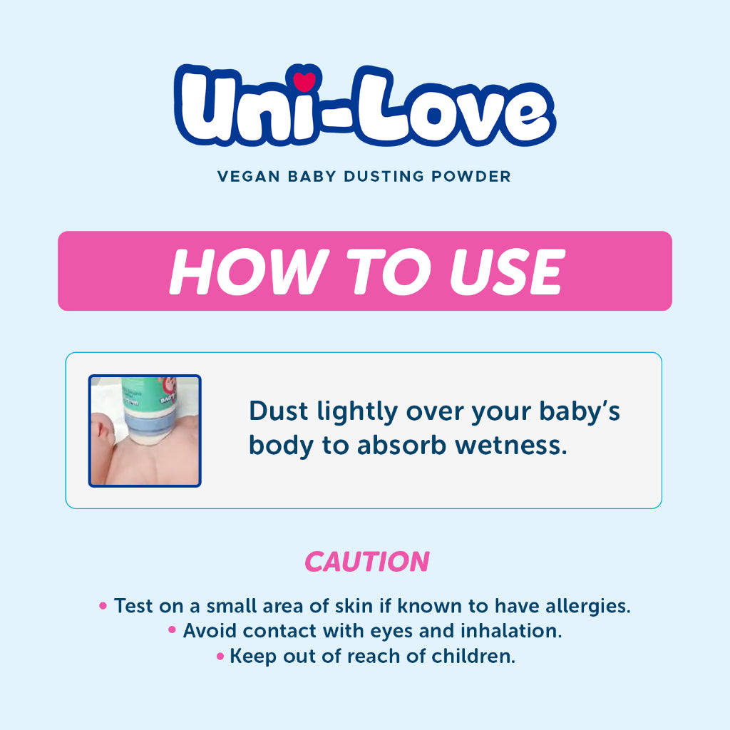 UniLove Vegan Baby Dusting Powder 120g