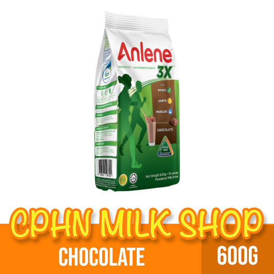 Anlene 3X Chocolate 600g Milk Powder For Adults