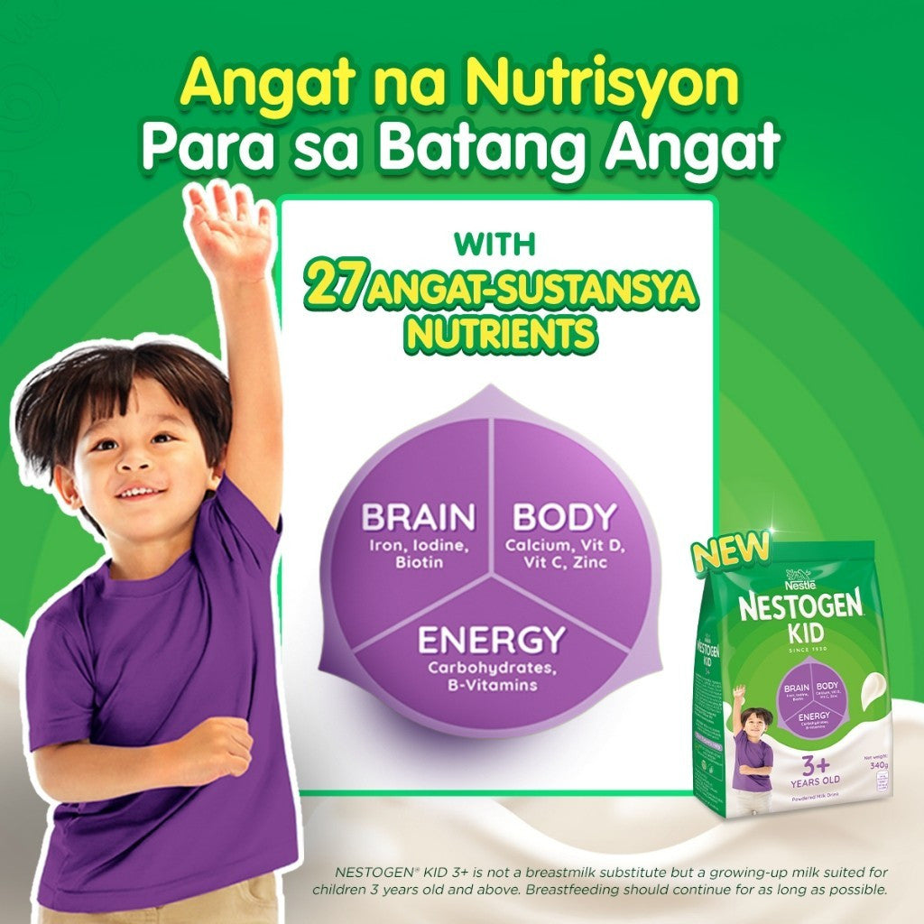 NESTOGEN KID 3+ 340g For Children Above 3 Years Old Powdered Milk