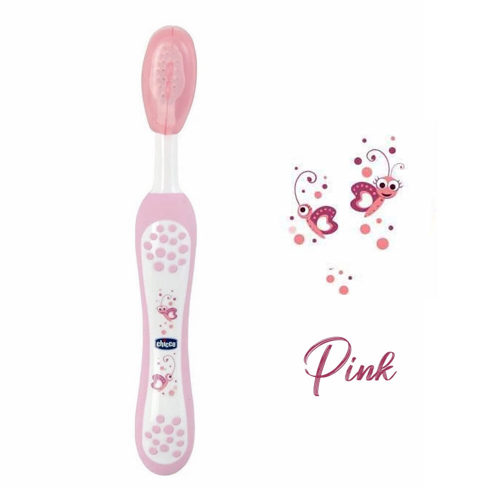 Chicco Baby Moments Toothbrush - Pink