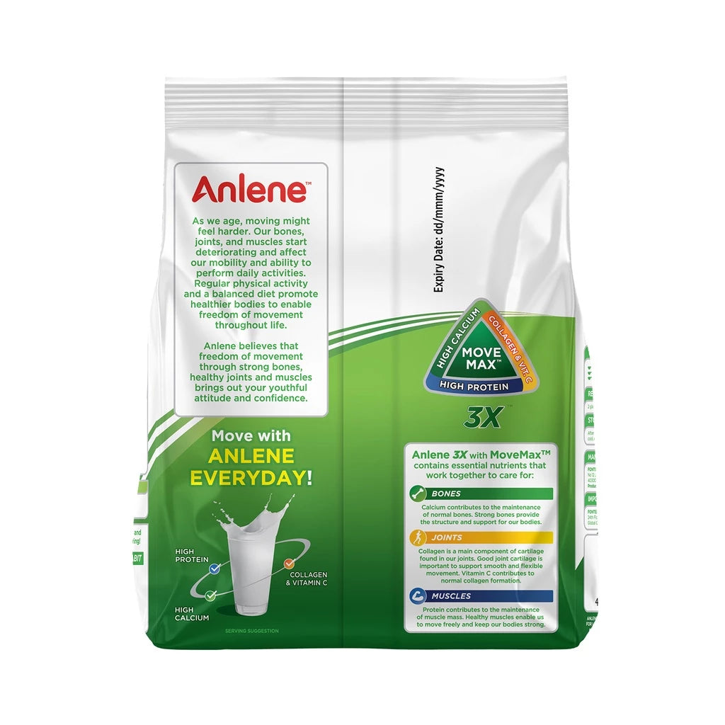 Anlene 3X Plain 300g Milk Powder For Adults