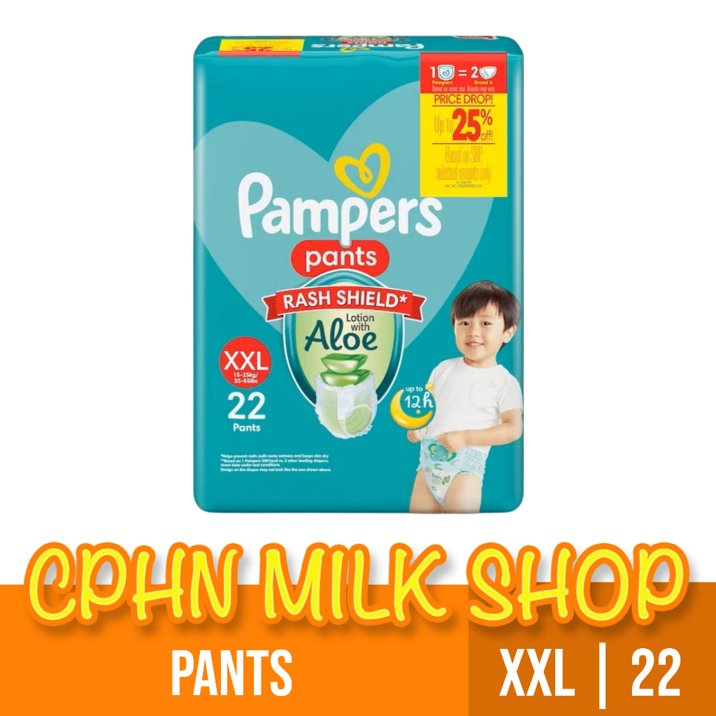 Pampers Baby Dry Pants Diapers with Rash Shield XXL 22