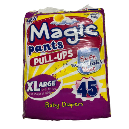 Magic Pants Baby Diapers XL 45