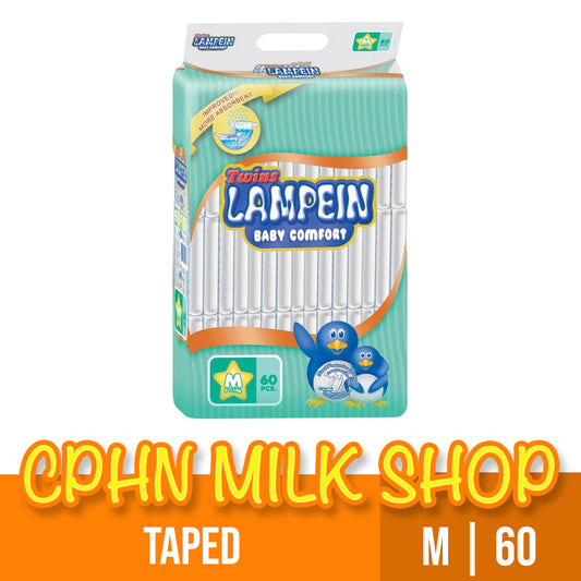 Twins Lampein Baby Diaper Jumbo Pack Medium 60