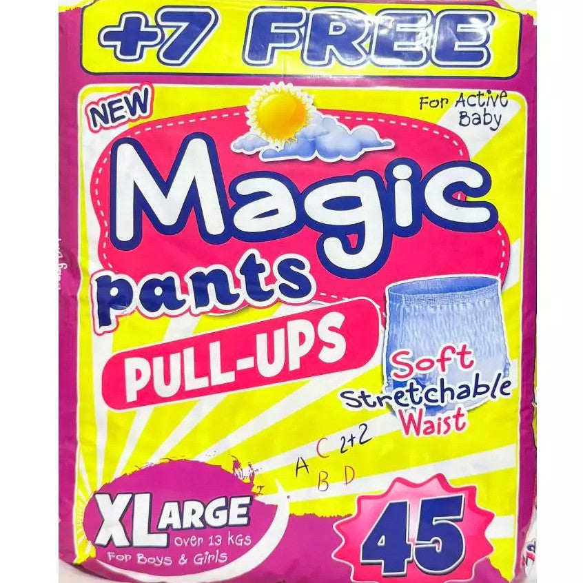 Magic Pants Baby Diapers XL 45