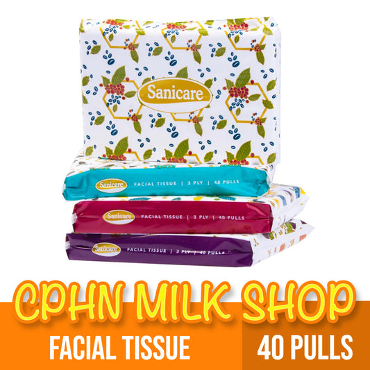 Sanicare Travel Pack Facial Tissue 40-Pulls 3-Ply (1 Pack)