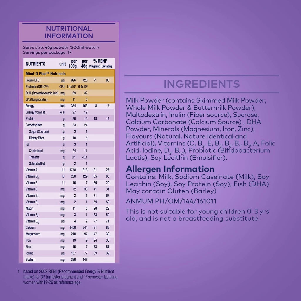 Anmum Materna Plain 375g Powdered Milk Drink for Pregnant and Lactating Women