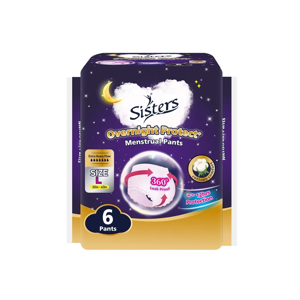 Sisters Overnight Menstrual Pants Large 6 Pants