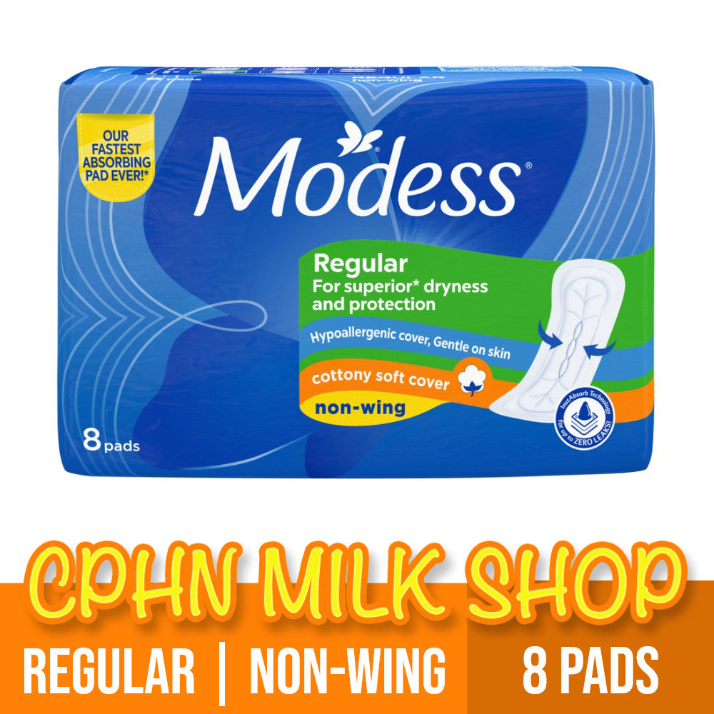 Modess Regular Cottony Soft Non-Wing Sanitary Napkin 10 Pads