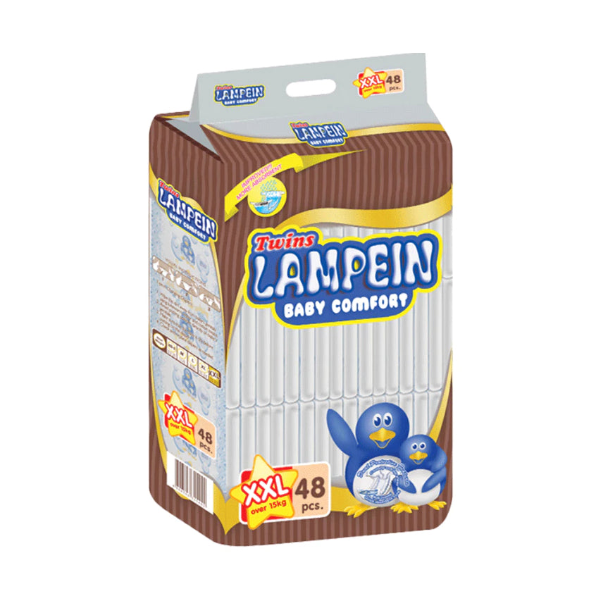 Twins Lampein Baby Diaper Jumbo Pack XXL 48