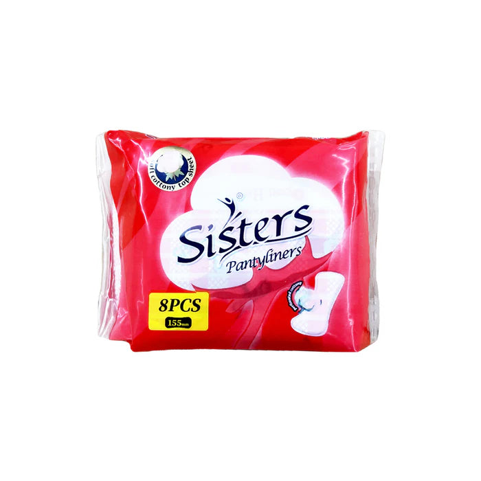 Sisters Pantyliners Breathable Individually Wrapped 8