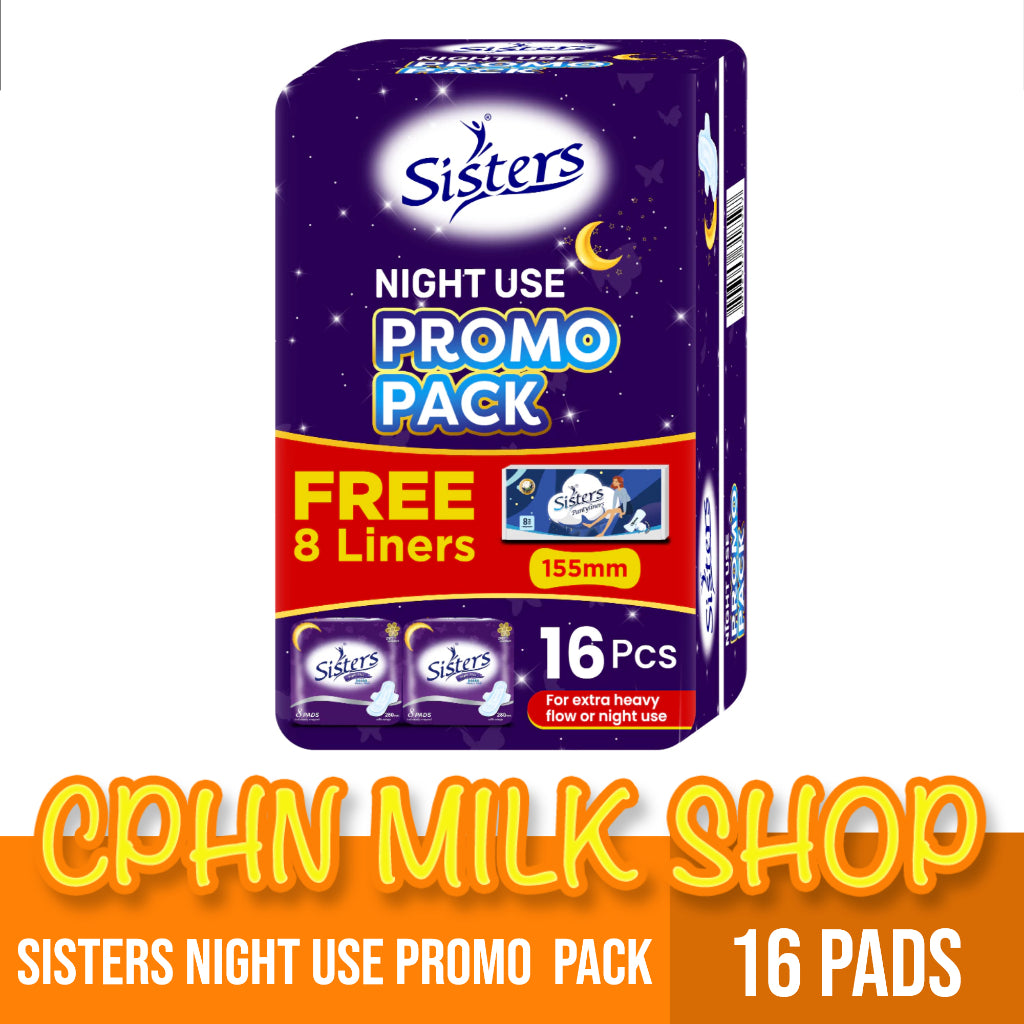 Promo 2 Sisters Net Side Nigth 8's + 1 Pantyliner Econo 8's