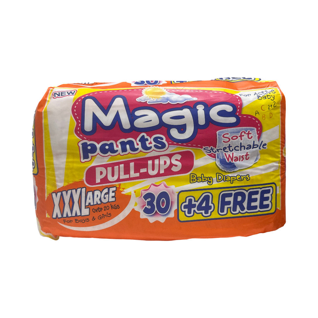 Magic Pants Baby Diapers XXXL 30