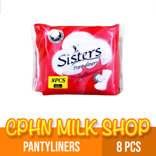 Sisters Pantyliners Breathable Individually Wrapped 8