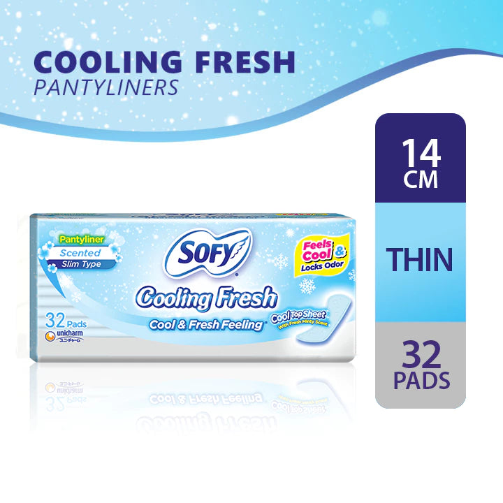 SOFY Pantyliners Cooling Fresh Slim Type 32 Pads