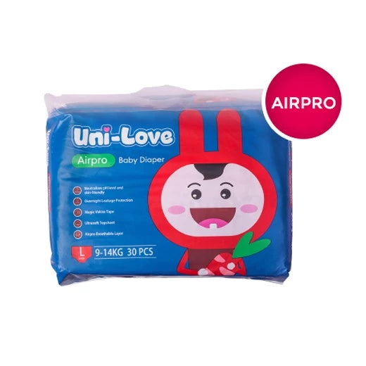 Uni-Love Airpro Tape Baby Diapers Large 30