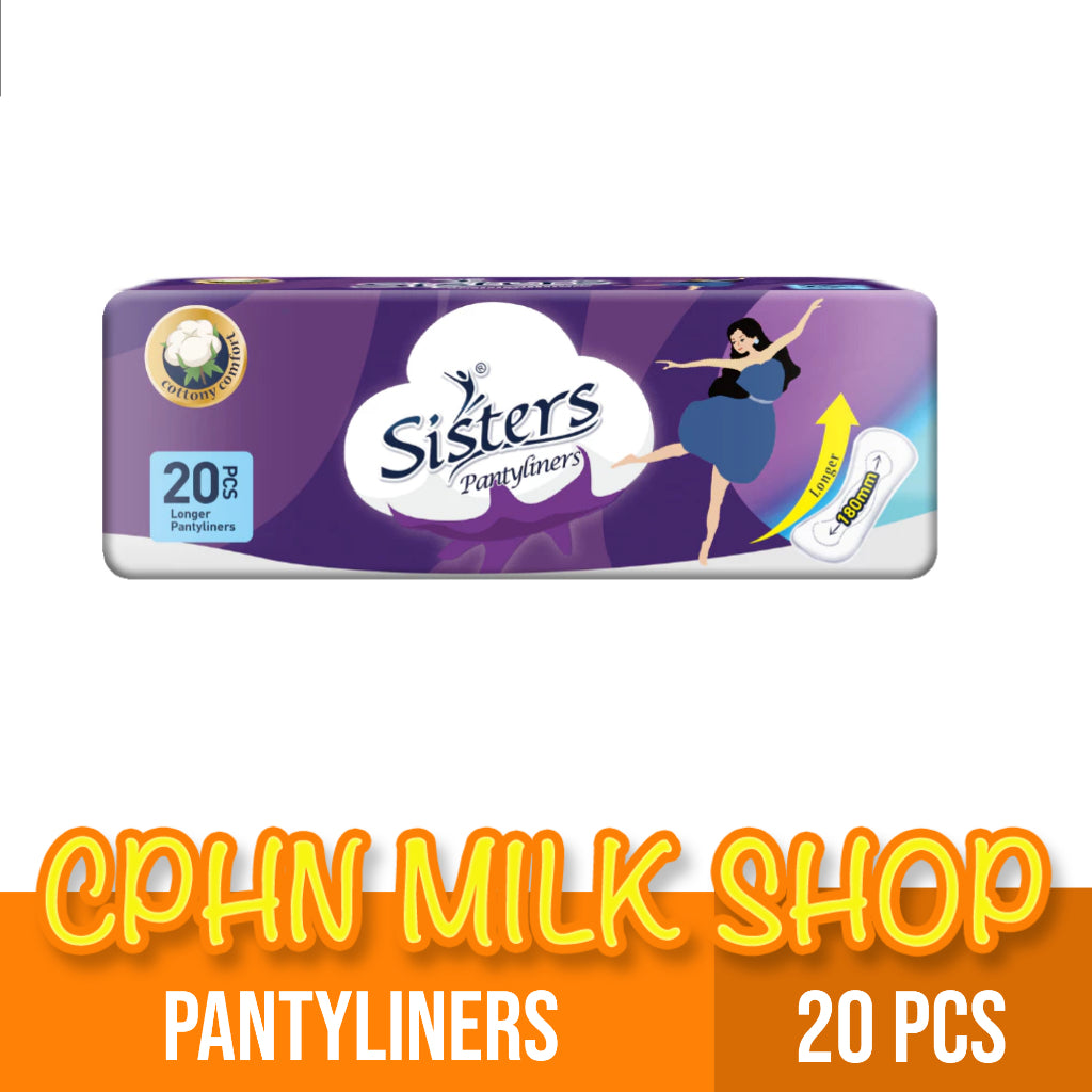 Sisters Longer Pantyliners Budget Pack 20