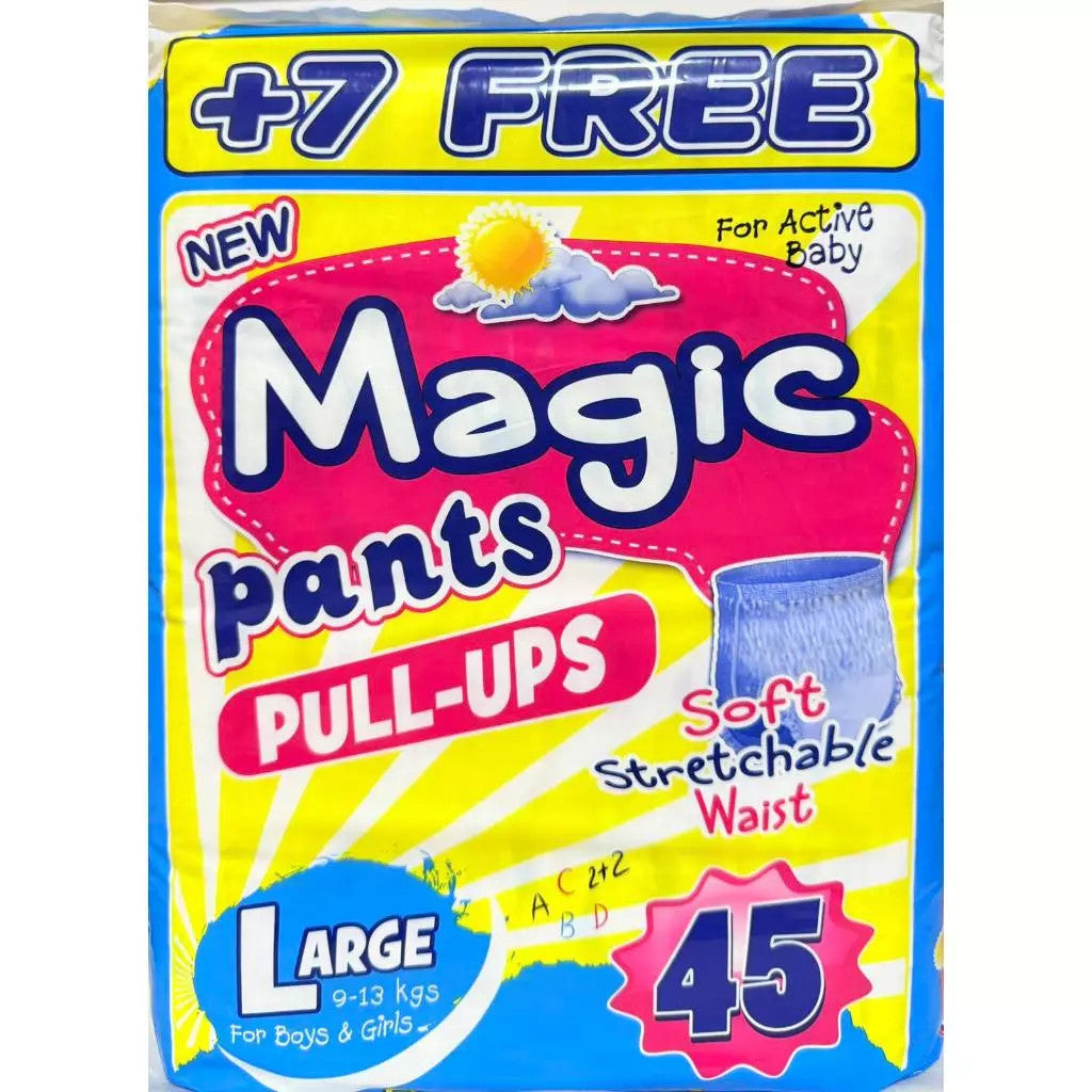 Magic Pants Baby Diapers Large 45