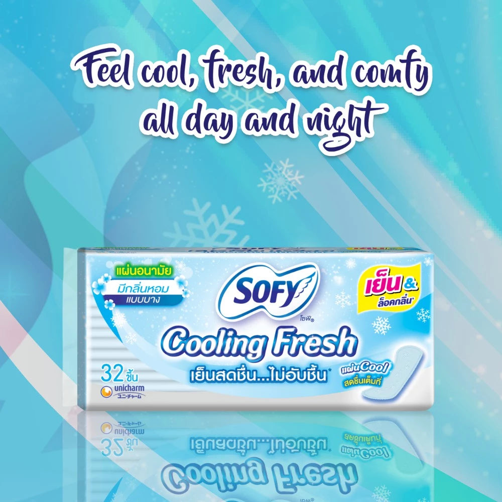 SOFY Pantyliners Cooling Fresh Slim Type 32 Pads