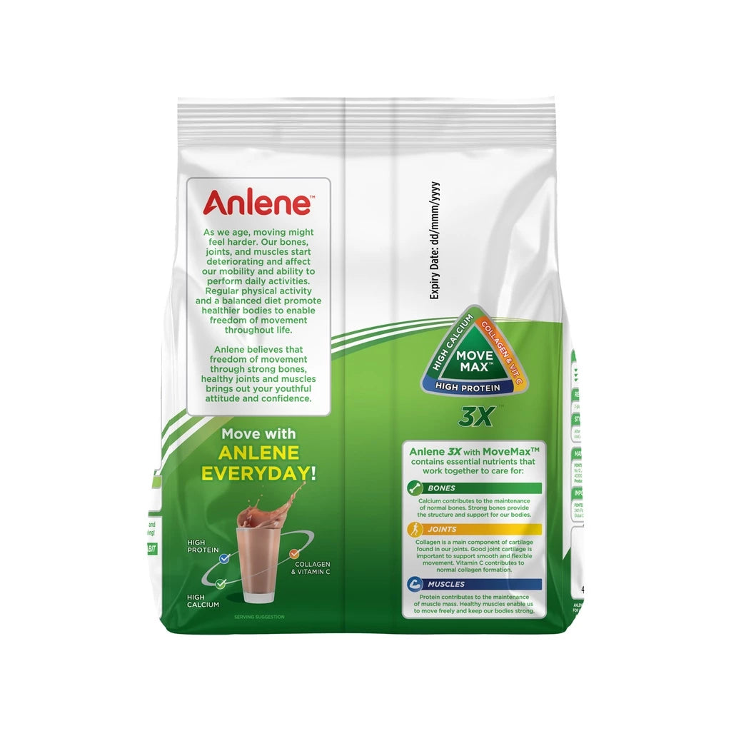 Anlene 3X Chocolate 300g Milk Powder For Adults