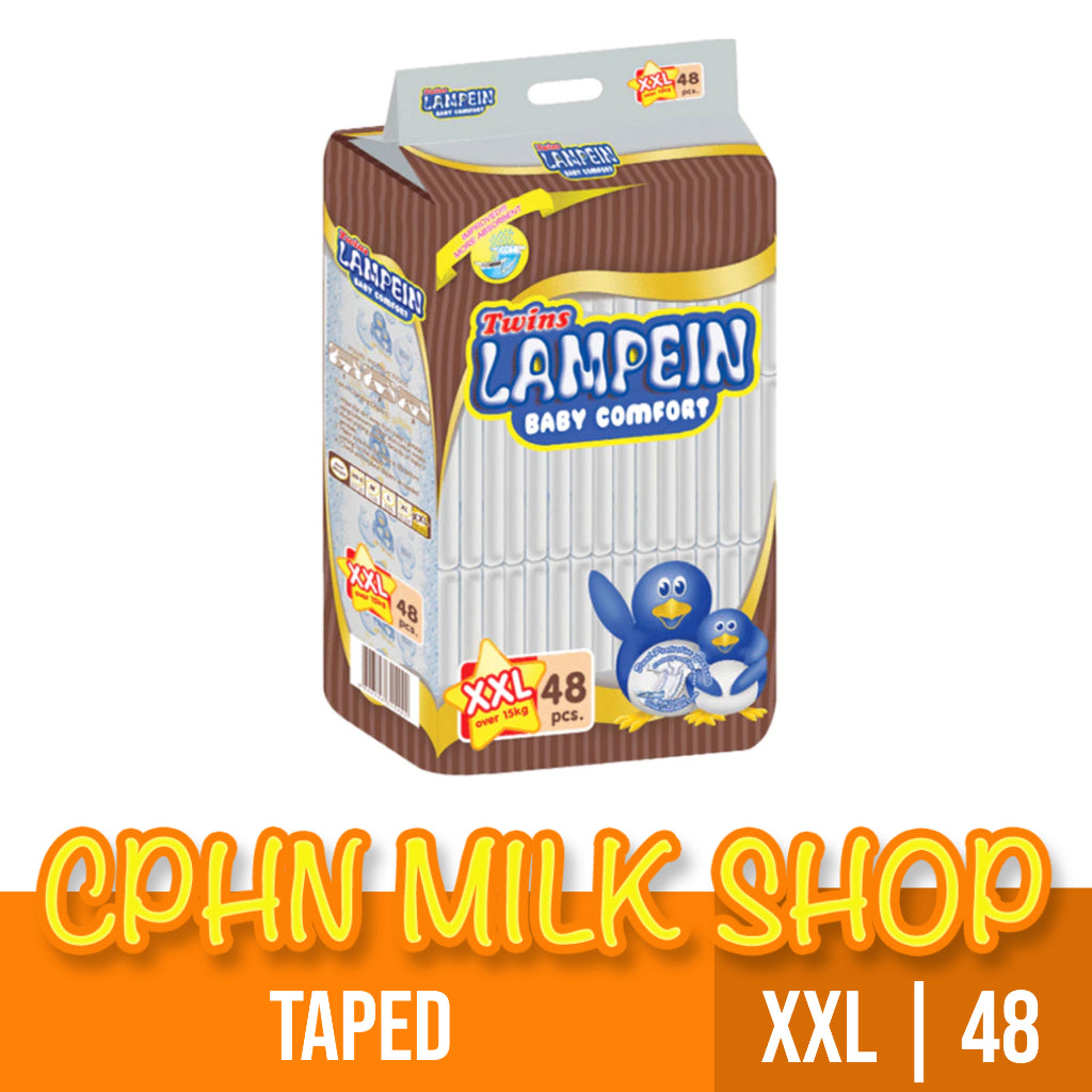 Twins Lampein Baby Diaper Jumbo Pack XXL 48