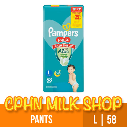 Pampers Baby Dry Pants Diapers with Rash Shield Large 58