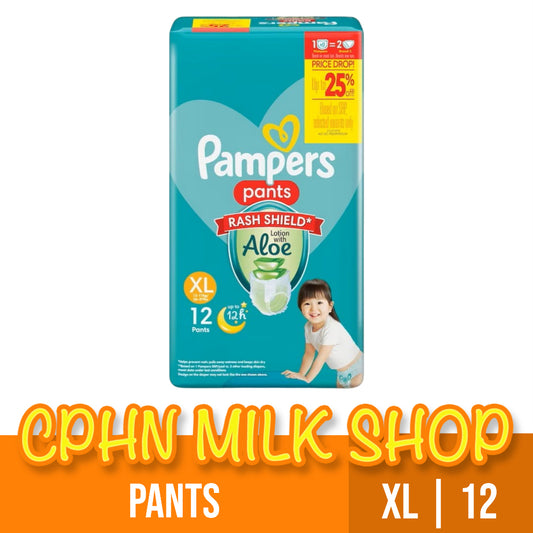 Pampers Baby Dry Pants Diapers with Rash Shield XL 12
