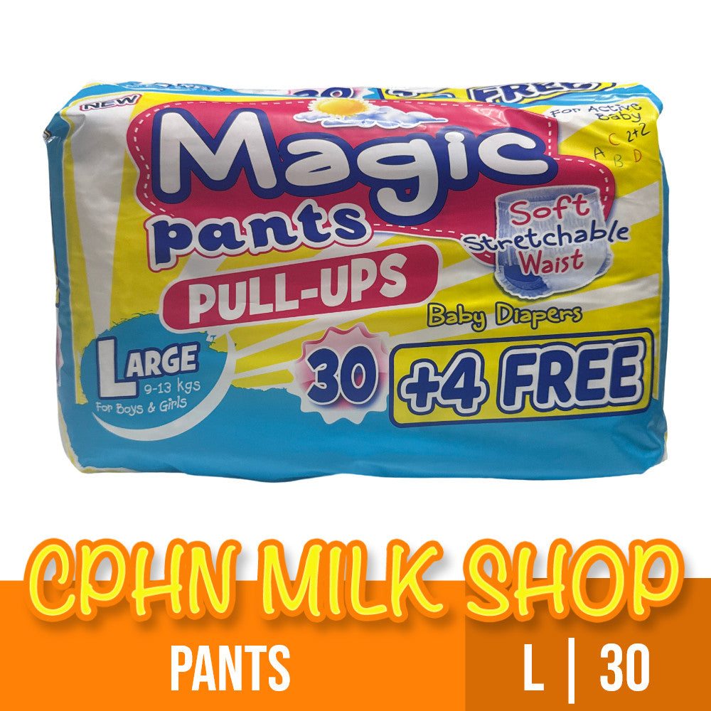 Magic Pants Baby Diapers Large 30
