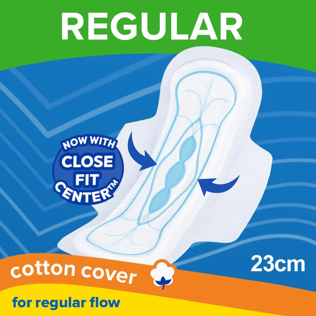 Modess Regular Cottony Soft with Wings Sanitary Napkins 8 Pads