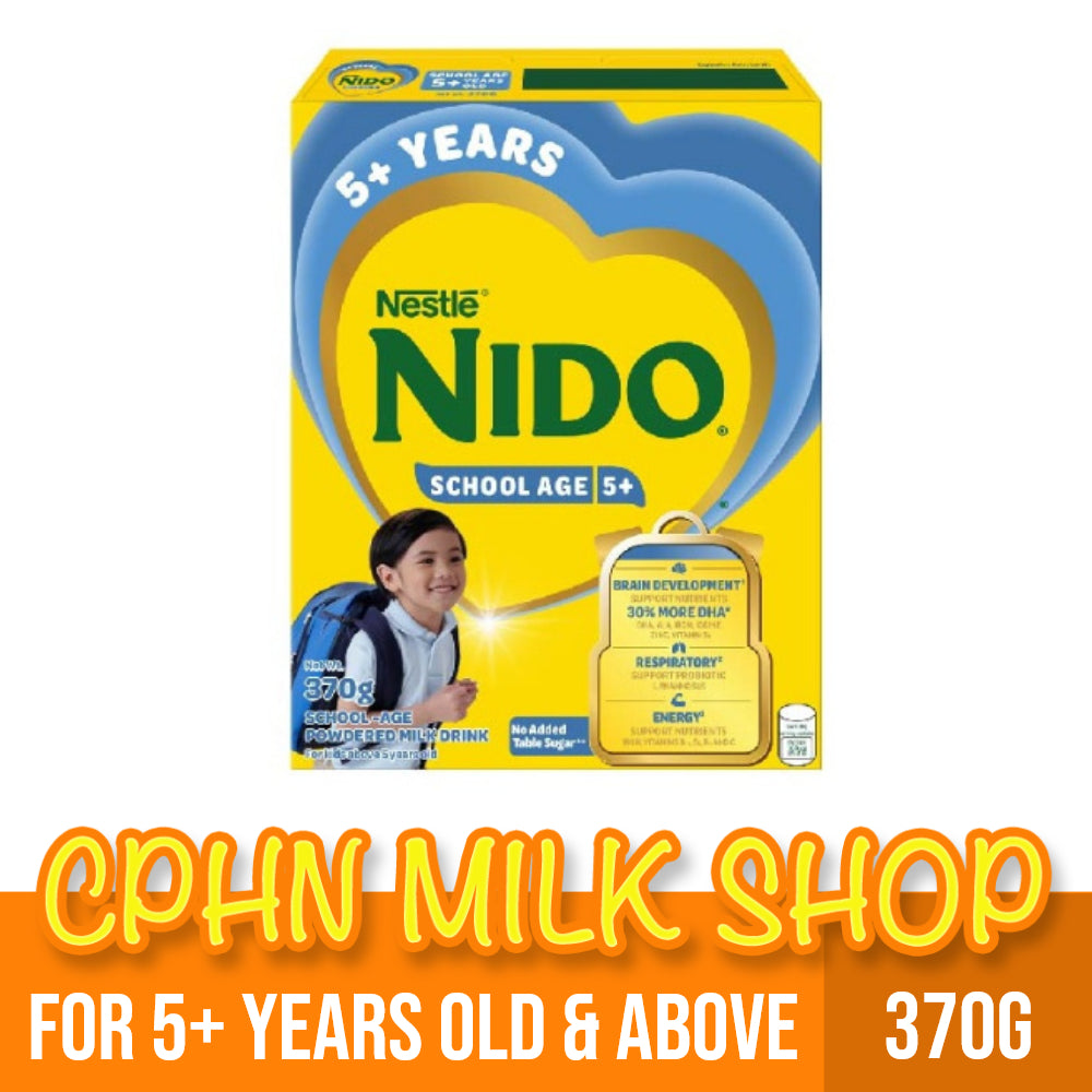 NIDO® 5+ 370g For Children Above 5 Years Old Powdered Milk Drink