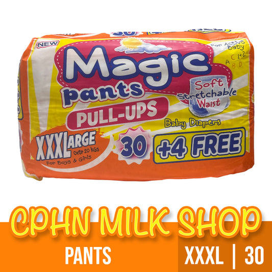 Magic Pants Baby Diapers XXXL 30
