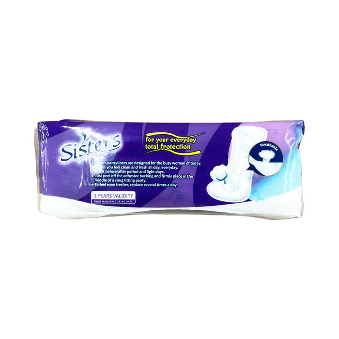 Sisters Longer Pantyliners Budget Pack 20