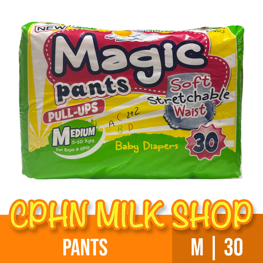 Magic Pants Baby Diapers Medium 30
