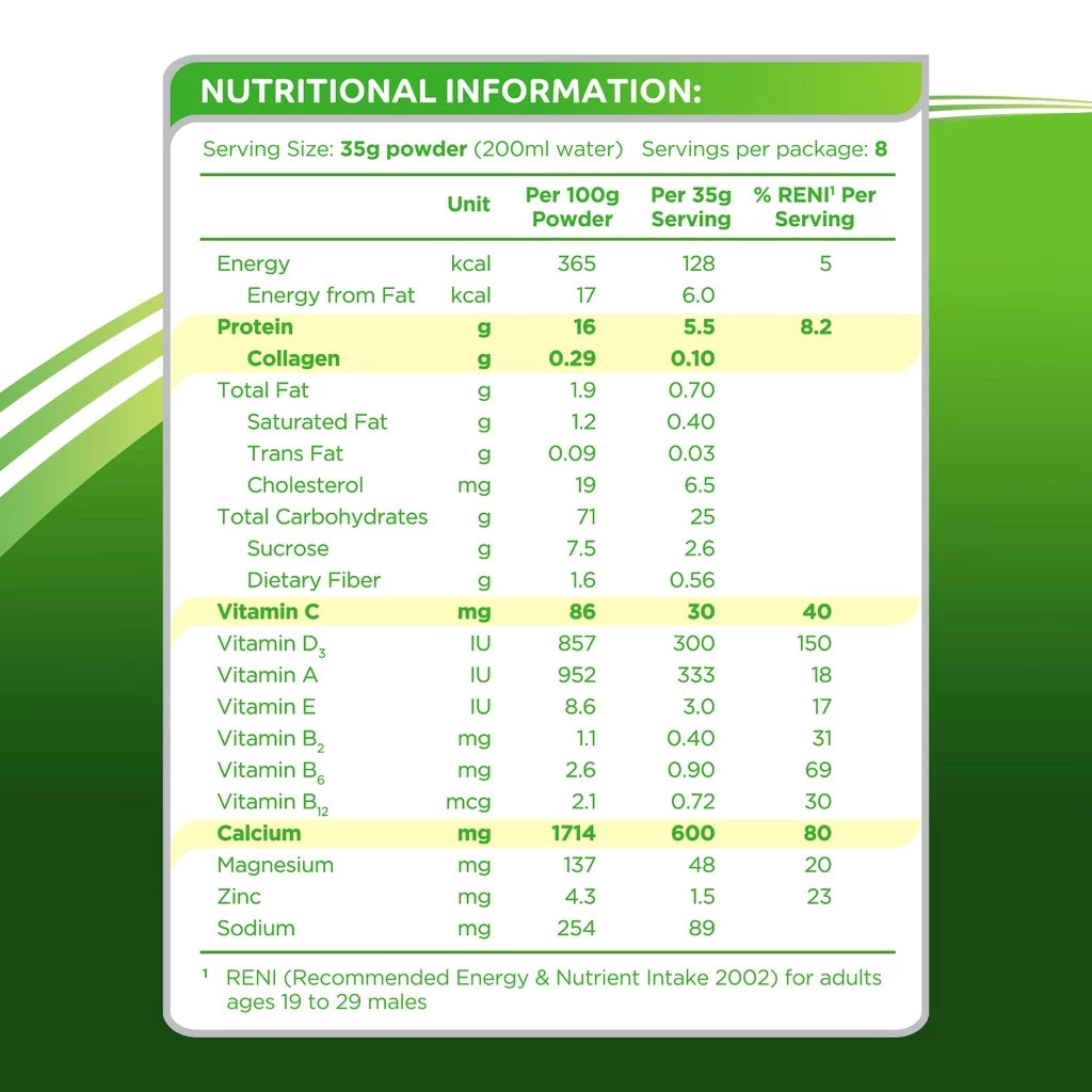Anlene 3X Plain 990g Milk Powder For Adults