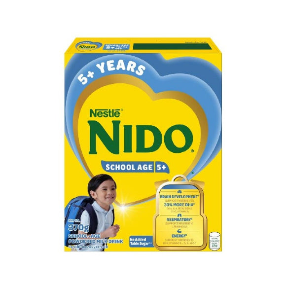 NIDO® 5+ 370g For Children Above 5 Years Old Powdered Milk Drink