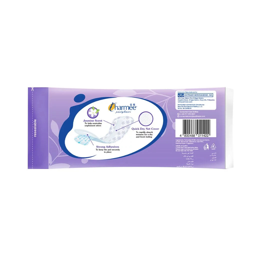 Charmee Pantyliners Dry Net Jasmine 8's
