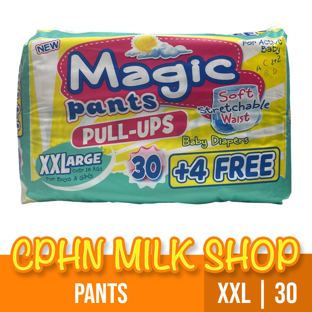 Magic Pants Baby Diapers XXL 30