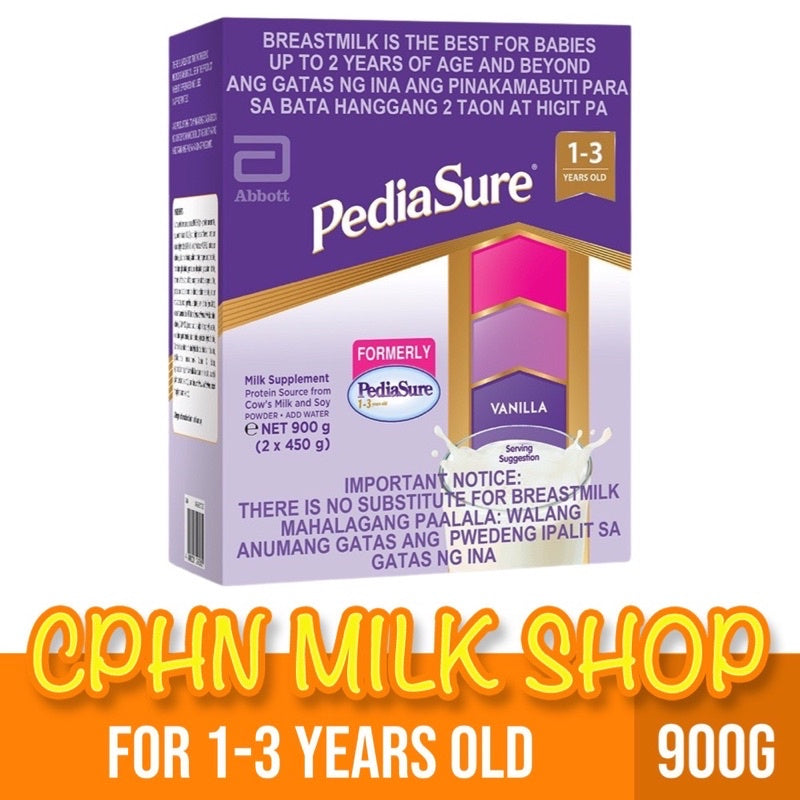 Pediasure Vanilla 2.22kg | 1.6kg | 800g | 370g for 1-3 Years Old (Variation)